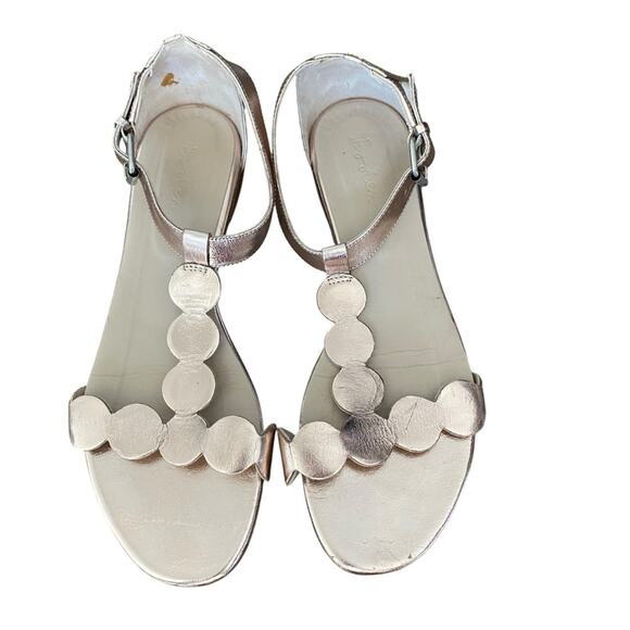 Boden Palma Rose Gold Leather Sandals size 39 size 9 - Picture 2 of 9